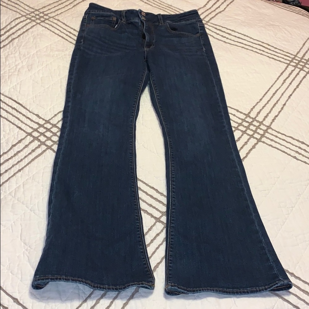 AE High Rise Artist Flare Jeans